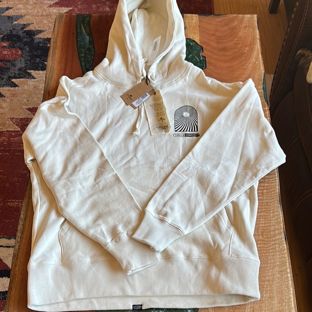 Thrills Men's Cream Graphic Hoodie Sweatshirt - NWT - Aussie Quality